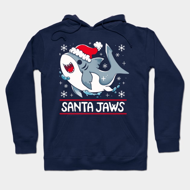 Santa Jaws Hoodie by Vallina84